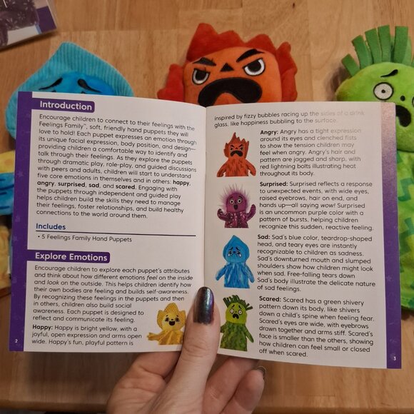 Feelings Hand Puppets - Picture 5 of 12